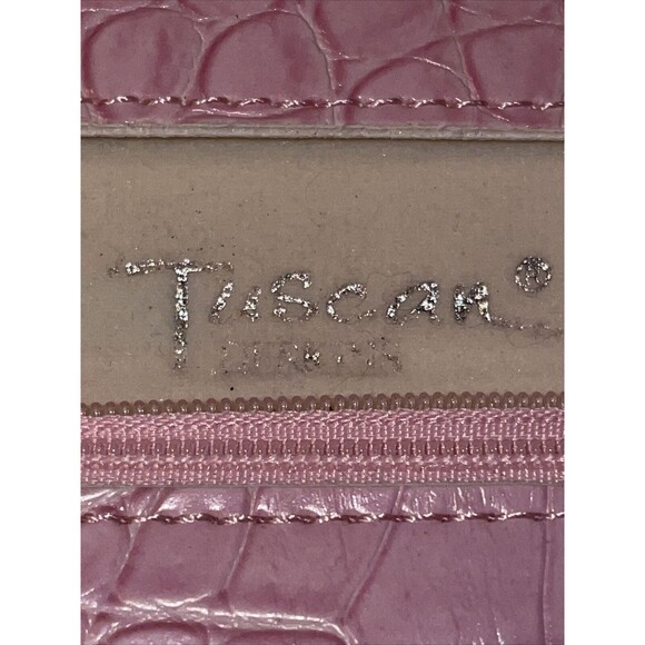 New Tuscan Designs Pink Pebble Travel Jewelry Organizer Trifold Storage Wallet - Picture 4 of 11